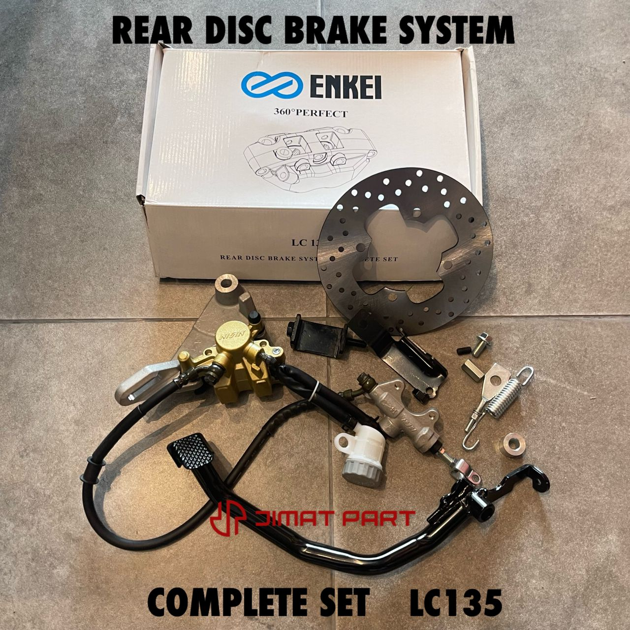 Lc Lc S Modify Rear Disc Brake System Complete Set Shopee Malaysia