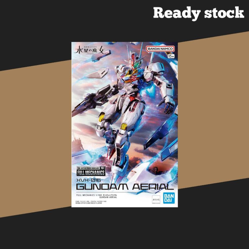 Ready Stock Bandai Fm Gundam Aerial Full Mechanics Plastic