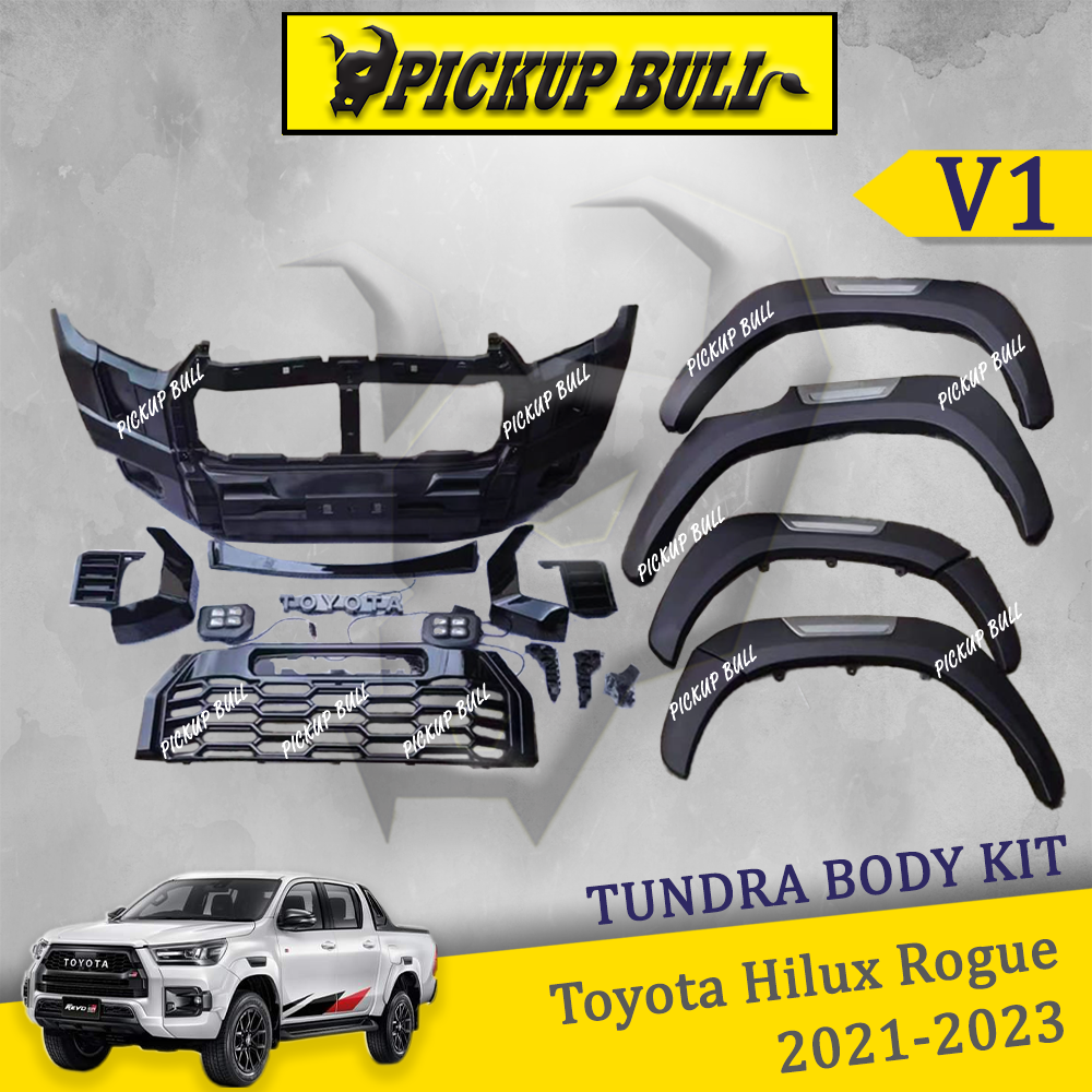 Toyota Hilux Bumper Revo Rocco Rogue Convert Tundra Look 4x4 Body Kit