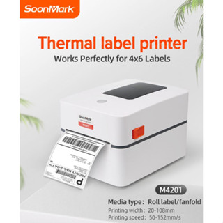 Soonmark M4201 Thermal Label Printer To Print Shopee Lazada Air