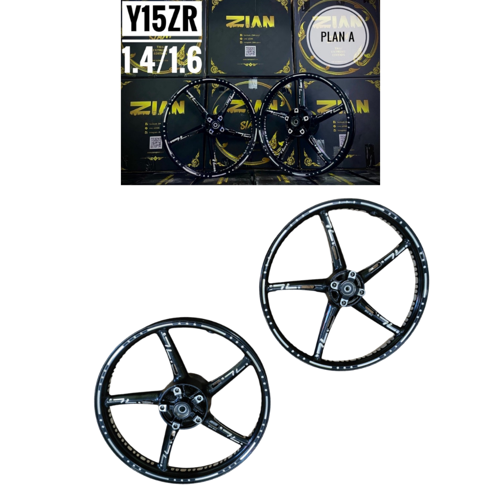 ZIAN SIAM SPORT RIM Y16ZR Y15ZR V1 V2 LC135 RS150 RSX150 ENKEI Sp522