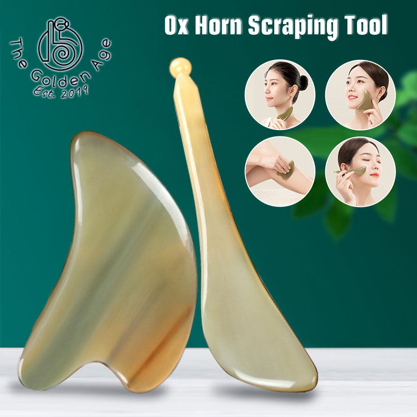 Ox Horn Massage And Scraping Gua Sha Accupressure Massage Tool Facial