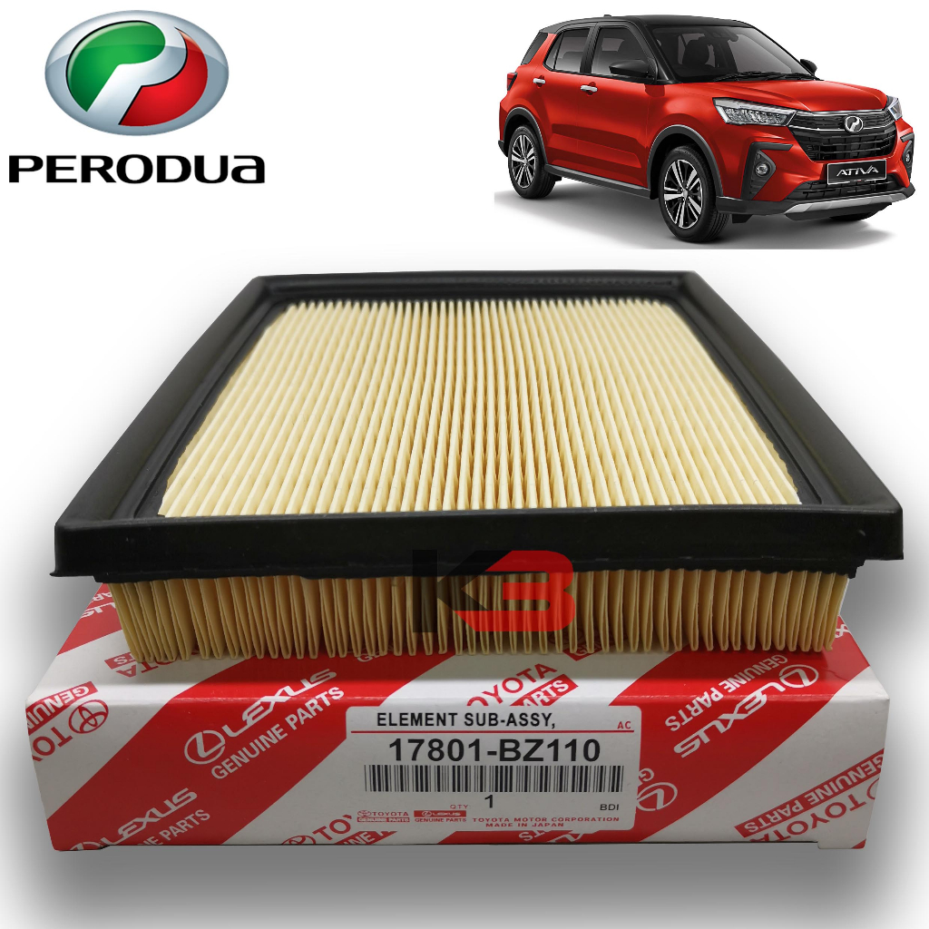 Perodua Ativa T Air Filter Bz Shopee Malaysia