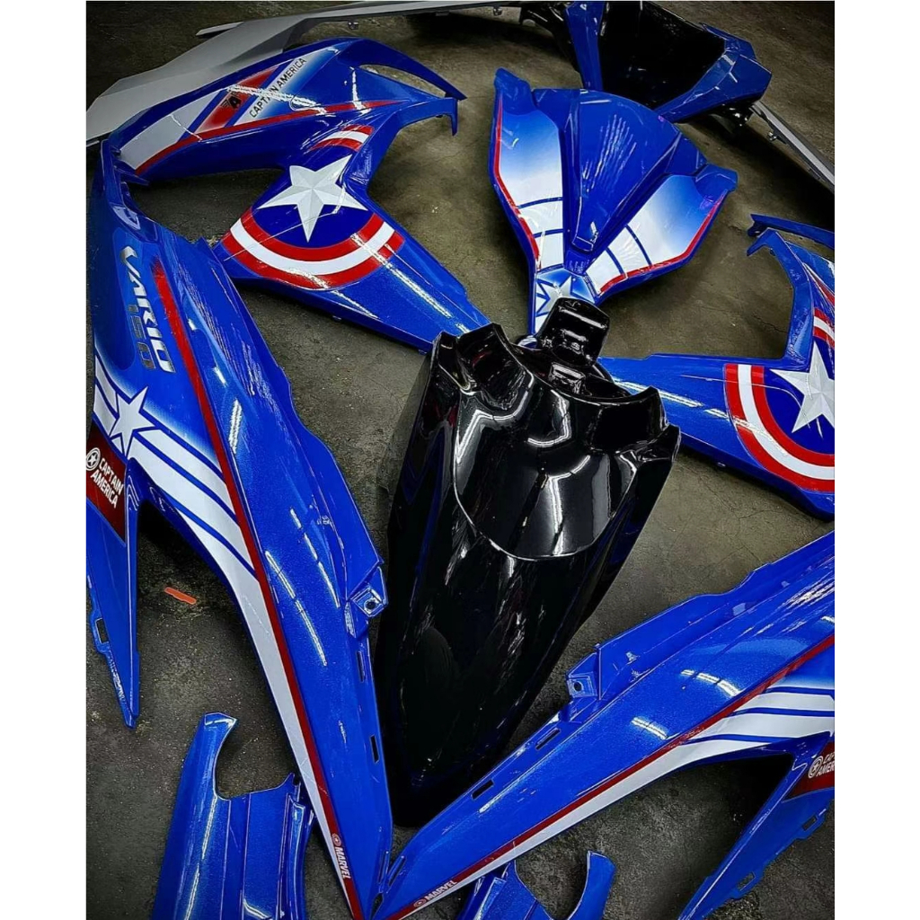 Body Cover Set Rapido Honda Vario Iron Man Captain America