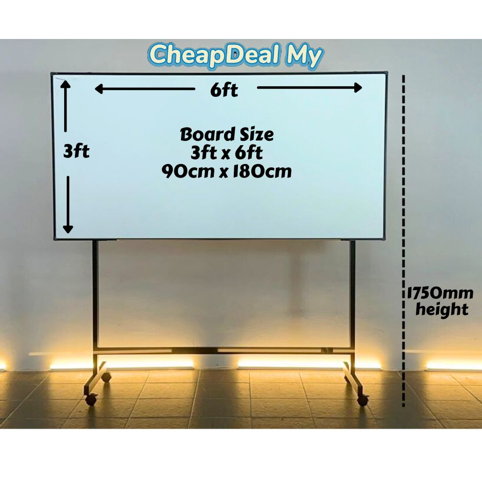 All Size Full Set BlackSeries Whiteboard Magnetic With Roller Stand