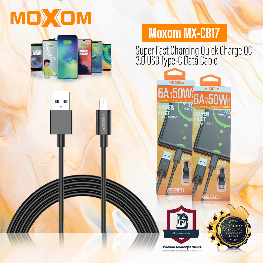 Moxom Mx Cb A Super Fast Charging Quick Charge Qc Usb Type C