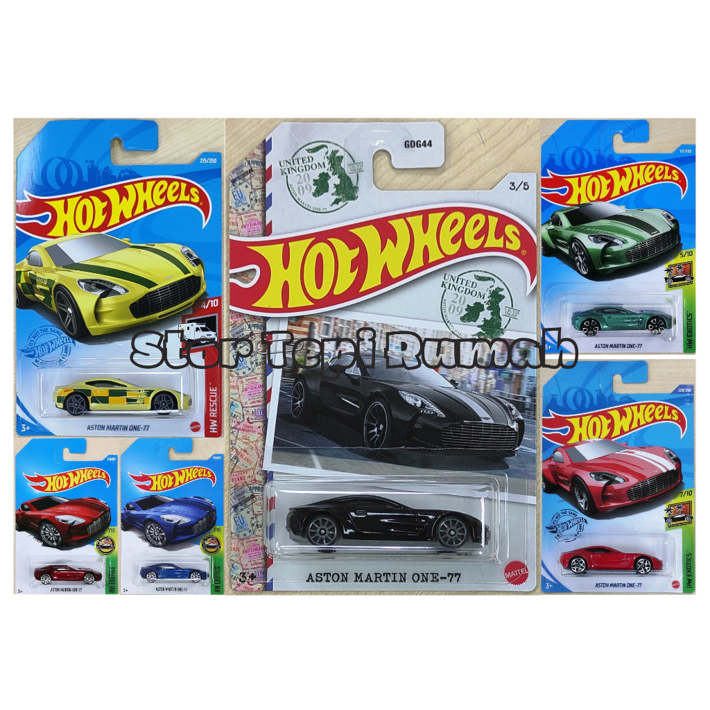Hot Wheels Aston Martin One 77 Rescue Exotics World Class Racers Shopee Malaysia