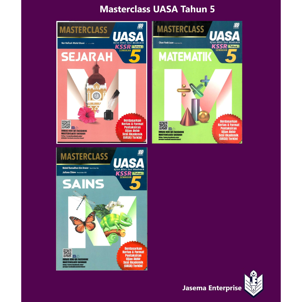 Masterclass Uasa Tahun Matematik Sains Sejarah Shopee Malaysia