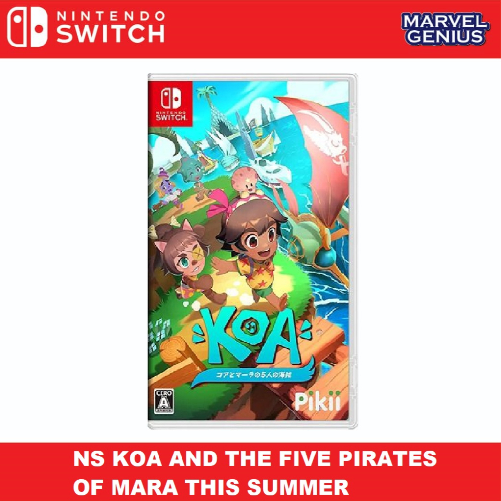 NSW NS NINTENDO SWITCH GAME KOA AND THE FIVE PIRATES OF MARA THIS