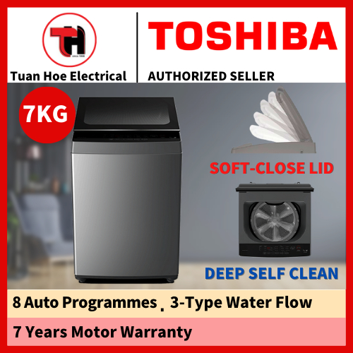 TOSHIBA AW M801AM SG 7KG Top Load Washing Machine Mesin Basuh 洗衣机