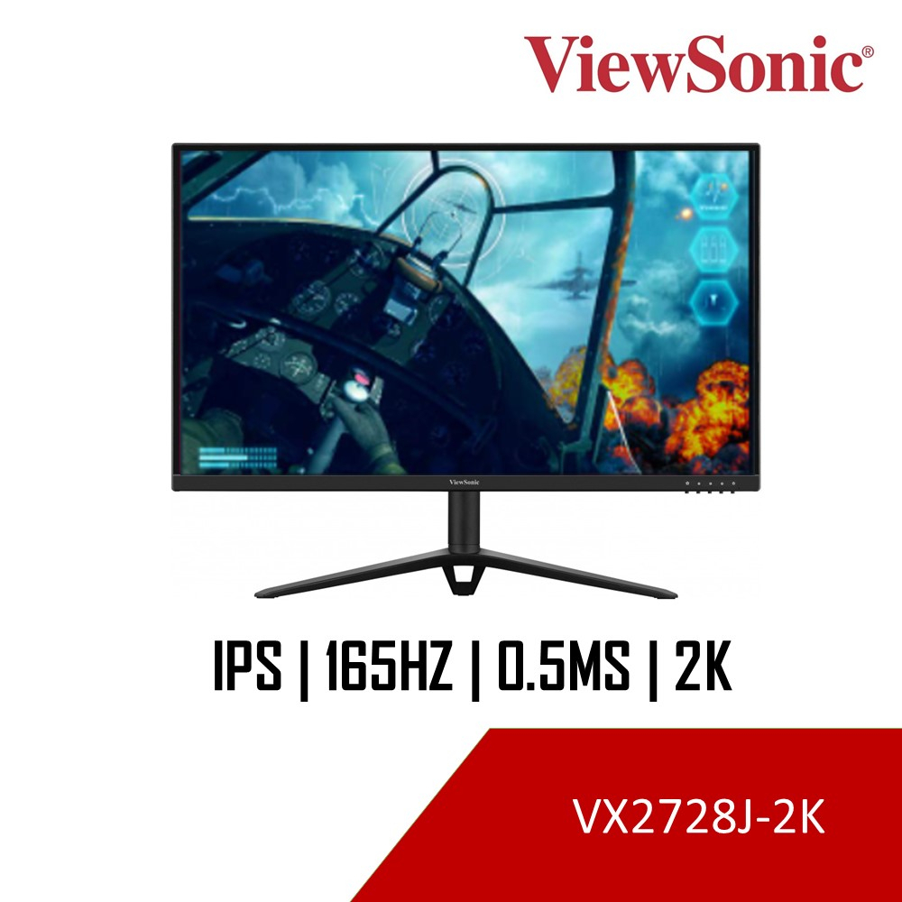 VIEWSONIC VX2728J 2K 27 165HZ OC 180HZ 0 5MS 2K QHD IPS GAMING