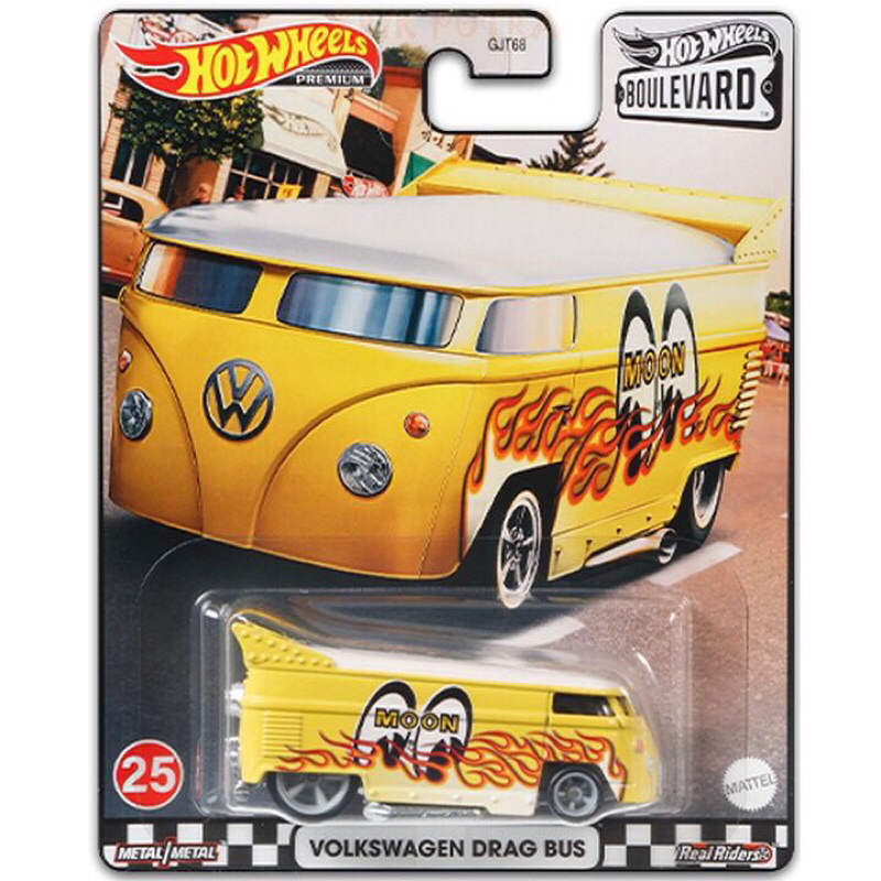 Hot Wheels 2020 Premium Volkswagen Drag Bus Mooneyes Boulevard Series