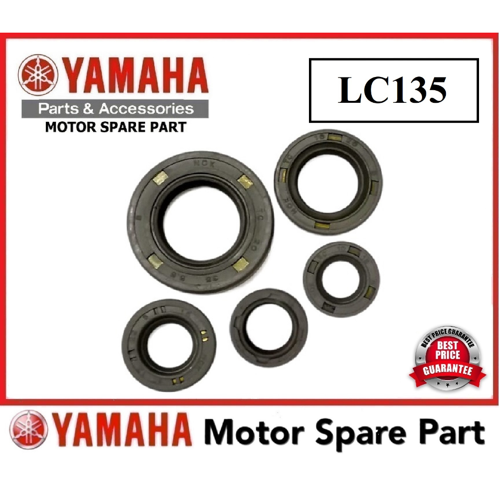 Yamaha Lc Oil Seal Set Engine Enjin Engin Seal Oil Seal Getah