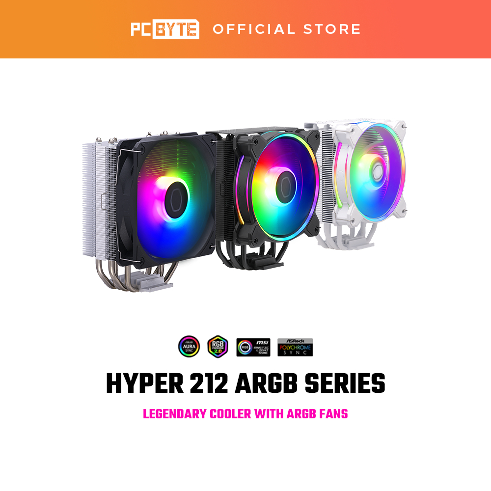 Cooler Master Hyper Argb Single Tower Cpu Cooler Halo Argb