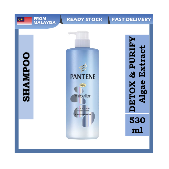 Pantene Micellar Scalp Shampoo Detox Purify Algae Extract Ml