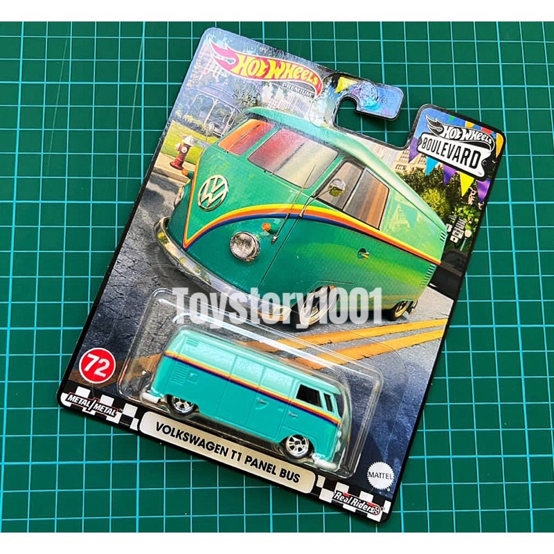 Japan Card Hot Wheels Volkswagen T Panel Bus Boulevard Scale