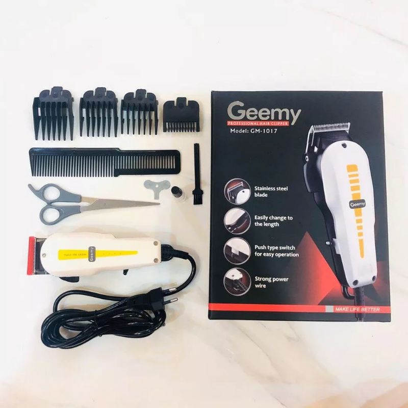 Original Geemy Gm High Quality Rechargeable Hair Trimmer Ready