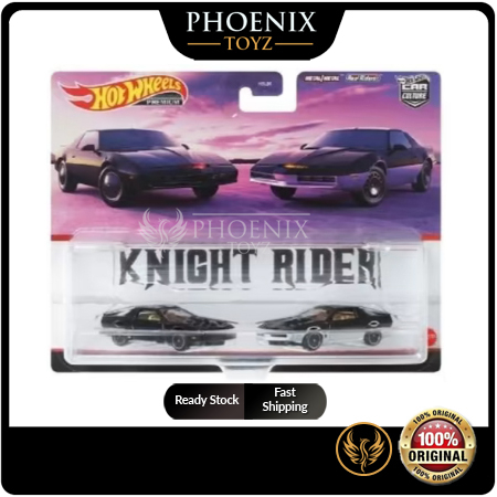 PhoenixToyz 100 ORIGINAL Hot Wheels Premium Twin Pack Knight Rider