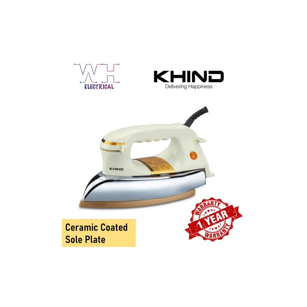 KHIND ELECTRIC DRY IRON 2KG EI 303 SETERIKA ELEKTRIK 2KG EI 303