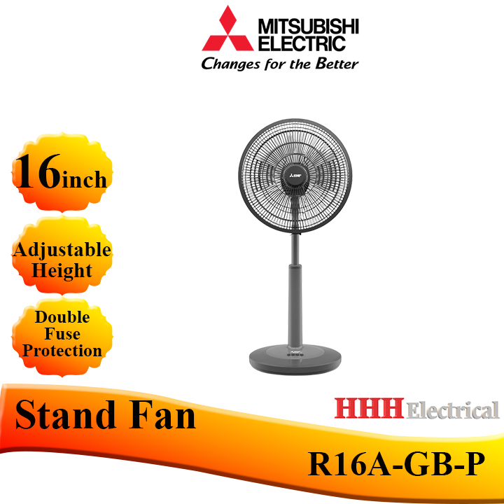 MITSUBISHI R16A GB 3 Blade Electric Tatami Stand Fan R16A GB P 16inch