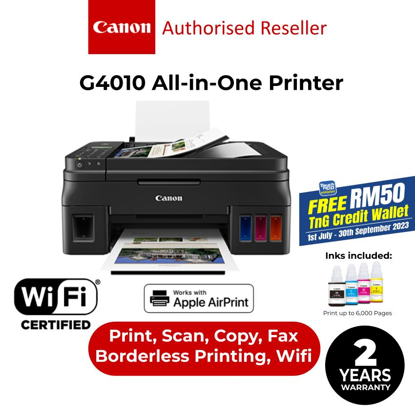 Canon Pixma G Refillable Ink Tank Wireless All In One Wifi Fax