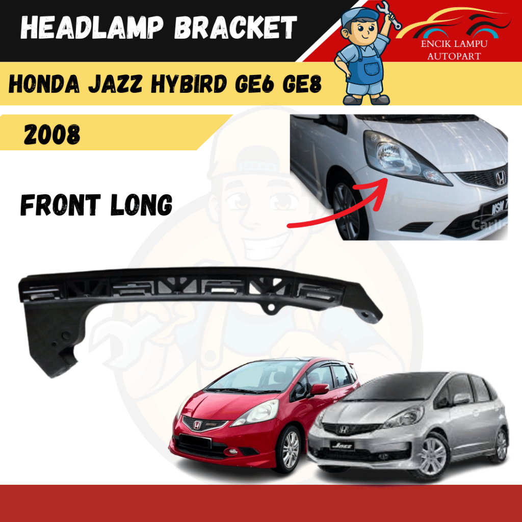 Honda Jazz Tfo Ge Ge Side Front Bumper Bracket Headlamp Bracket