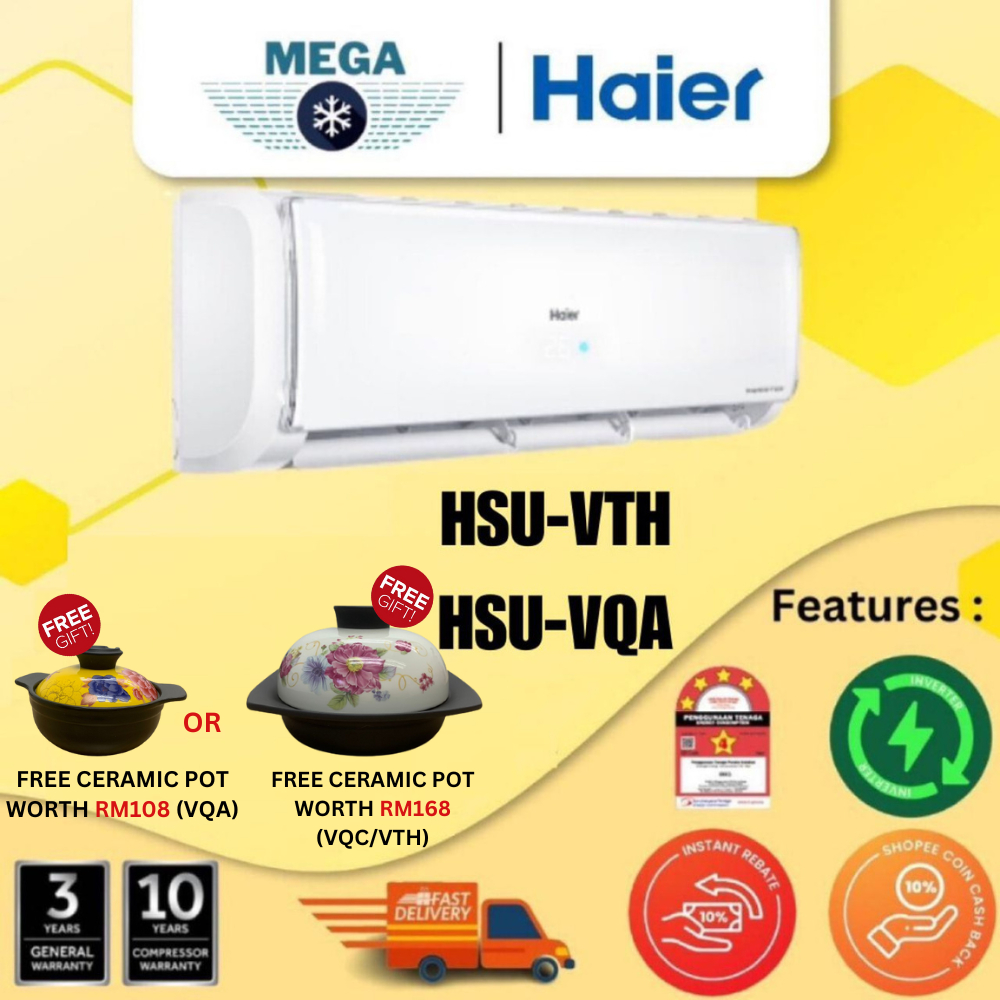 Haier Aircond Inverter R Hp Hp Hsu Vth Series Hsu Vqc Series