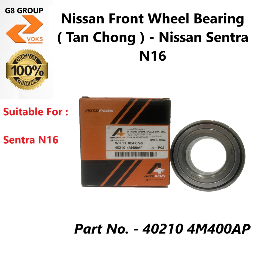 Nissan Front Wheel Bearing Tan Chong Nissan Sentra N