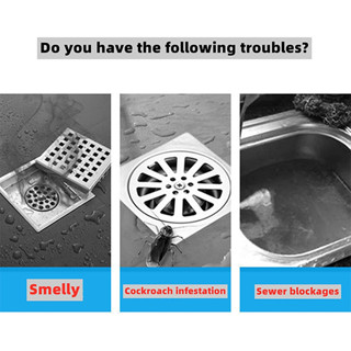 Thicken Silicone Floor Drain Anti Odor Deodorizing Cover Insect Proof