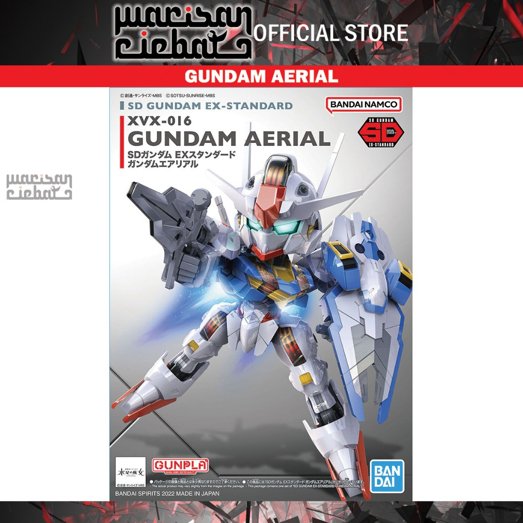 Bandai Sdex Gundam Aerial Sd Ex Standard Gundam Aerial Mobile Suit