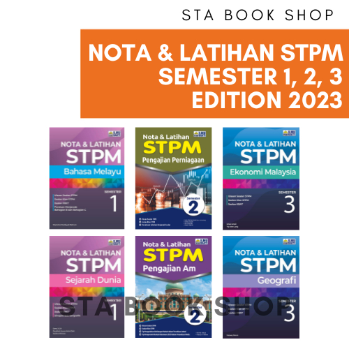 STA NOTA LATIHAN STPM SEMESTER 1 2 3 ILMU BAKTI 2023 Shopee