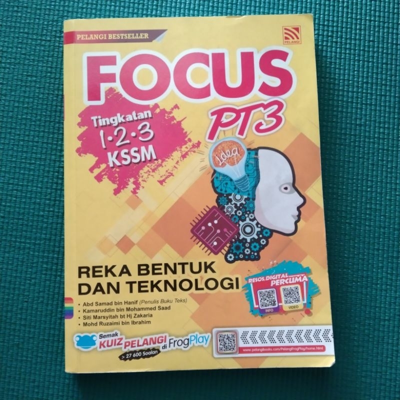 Preloved Buku Rujukan Focus Reka Bentuk Dan Teknologi Tingkatan 1 2 3