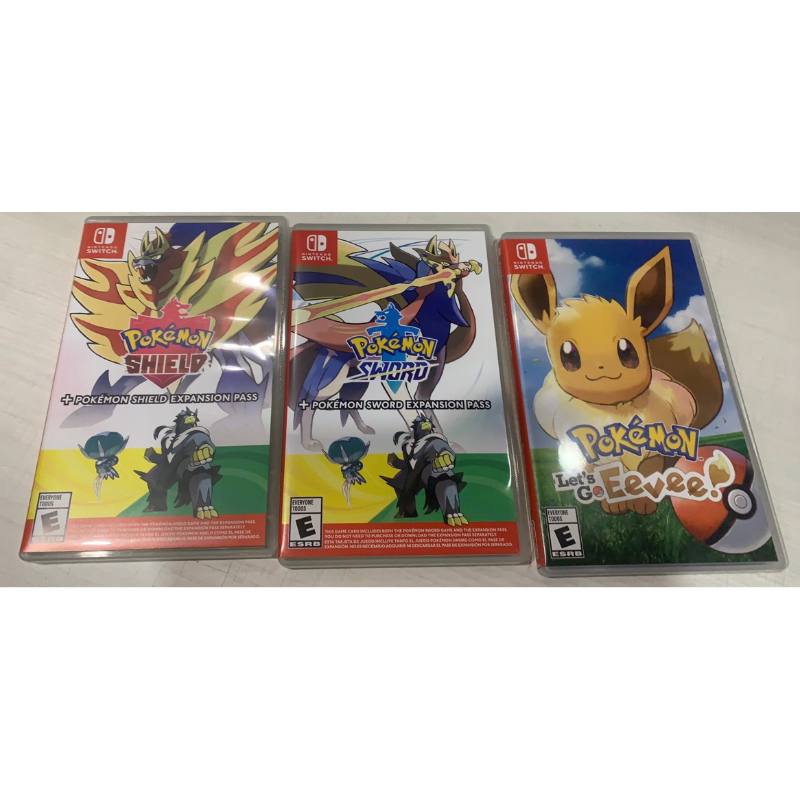 Pokemon Sword With Expansion Pass Pokemon Shield With Expansion Pass