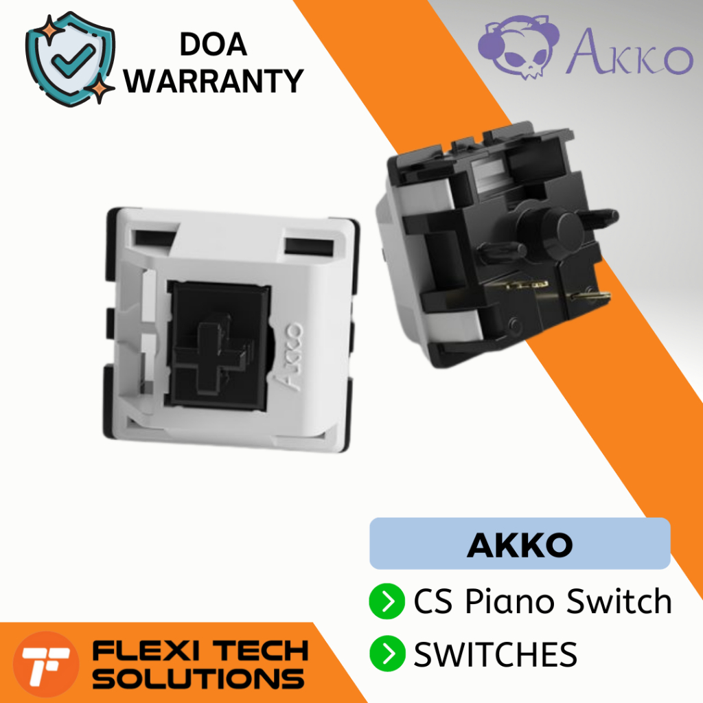 Flexi Tech Akko Cs Piano Switch Linear Switches Lubed Keyboard Switch