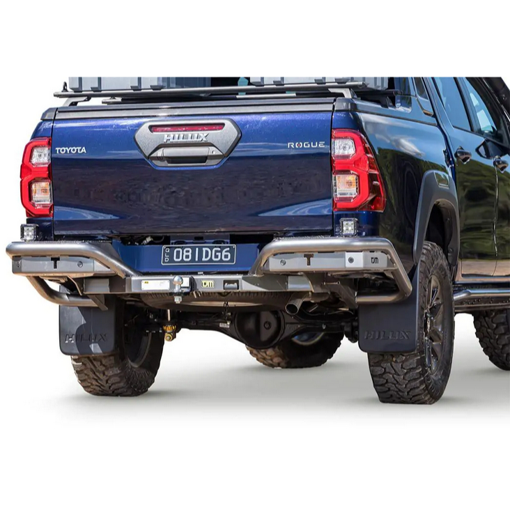 Tjm Rb Rear Protection Step Towbar Rear Bar Toyota Hilux Revo Rocco