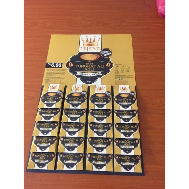 LEJEND KOPI TONGKAT ALI ASLI 20 G X 20 Sachets Shopee Malaysia