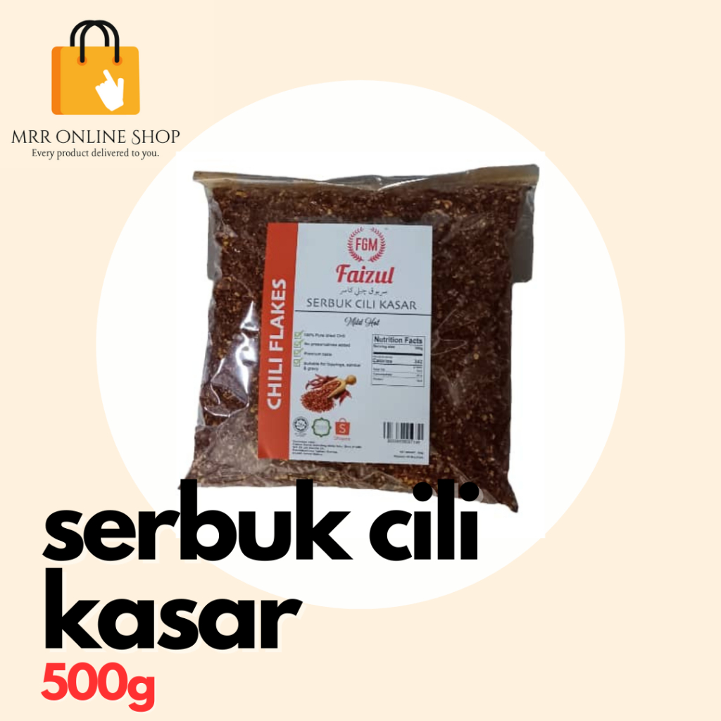 Serbuk Cili Kasar Chili Flakes 500g Shopee Malaysia