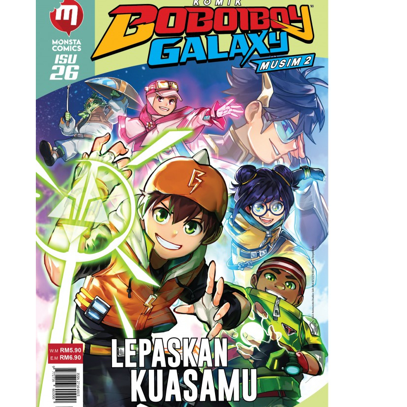 Qr Book Station Komik Boboiboy Galaxy Musim Isu Lepaskan