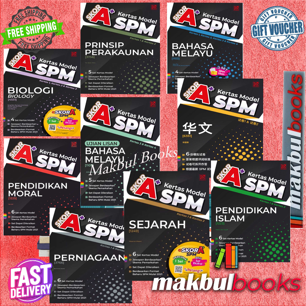 Pelangi Skor A Kertas Model Spm Shopee Malaysia