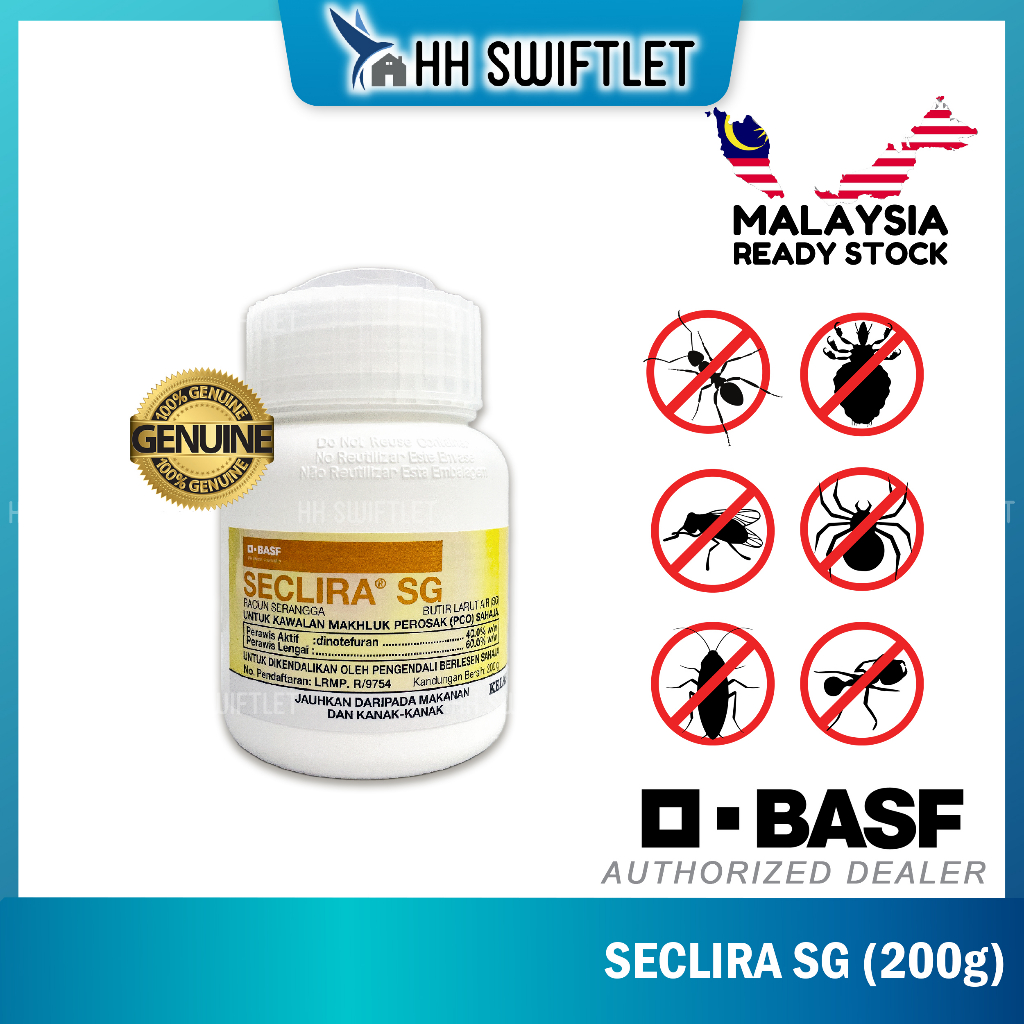 NEW PACKING BASF Seclira SG 200g Insecticide Racun Serangga