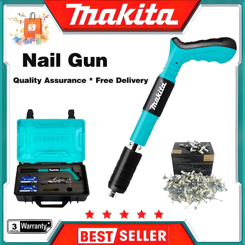 Makita Nail Gun Manual Steel Rivet Guns Tufted Nail Guns Concrete Wall