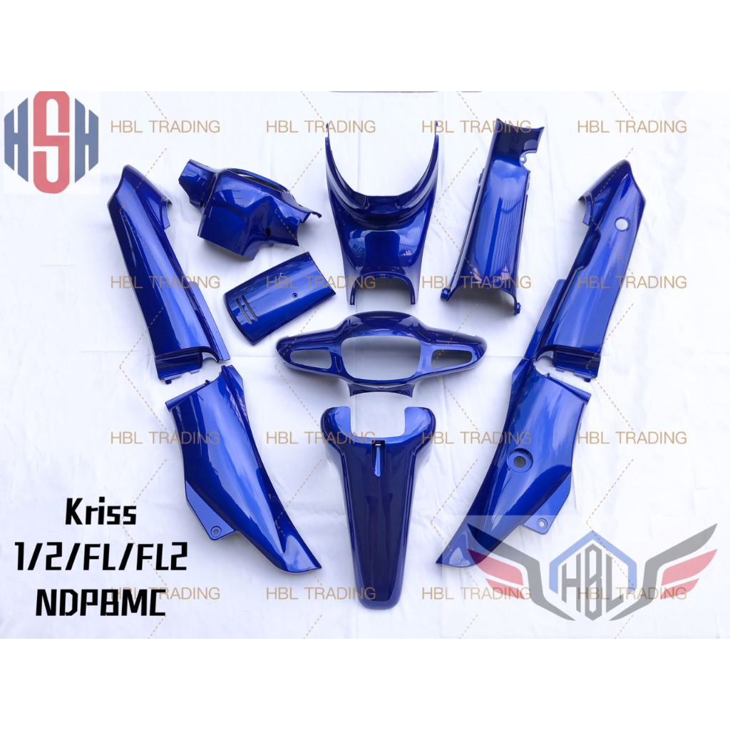 Free Stripe Modenas Kriss Full Body Cover Set Bodyset Kit Kriss