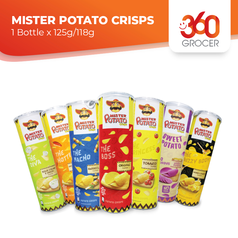 MISTER POTATO CRISPS 1 X 125g 118g Shopee Malaysia