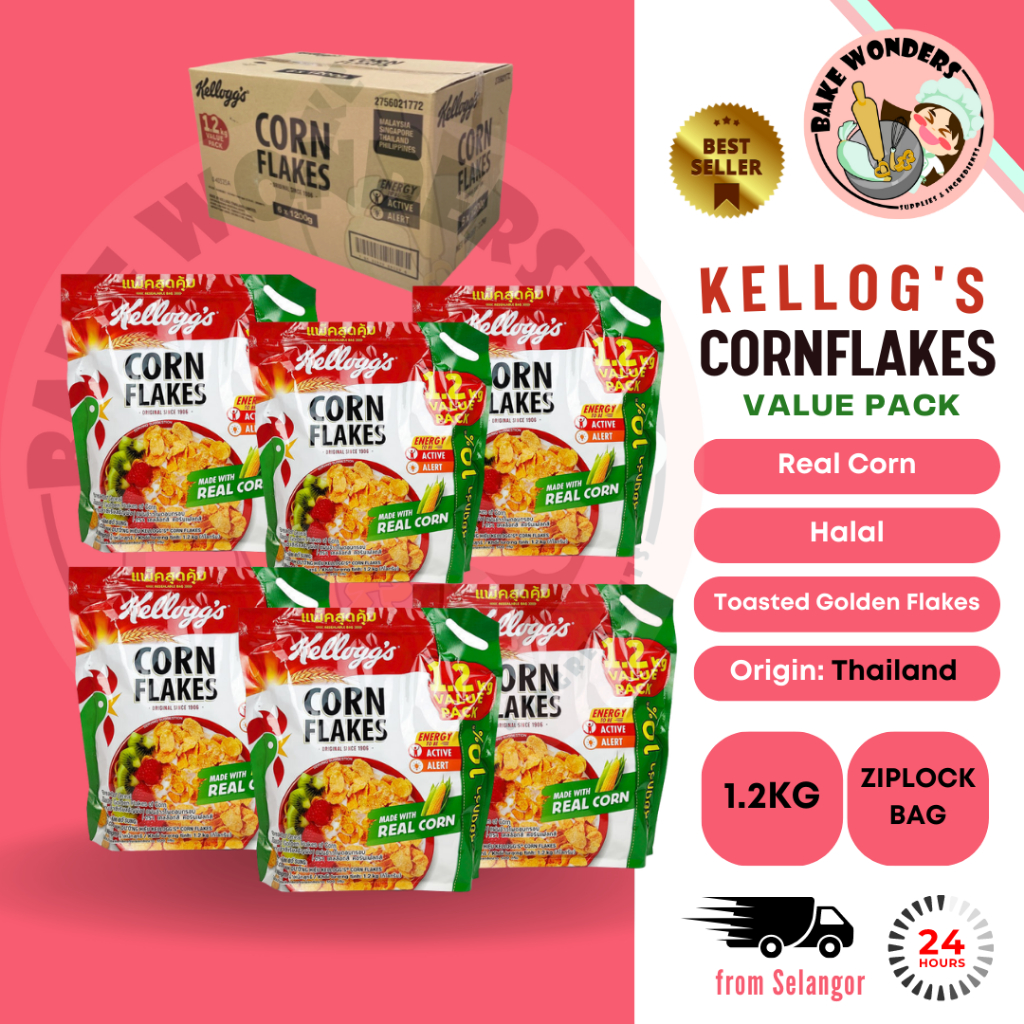 Carton Kelloggs Cornflakes Kg X Packet Per Carton Kelloggs Corn