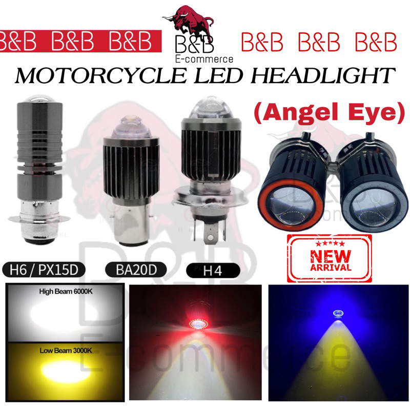 Lm H Led Moto H Ba D Led Motorcycle Headlight Bulbs Csp Lens