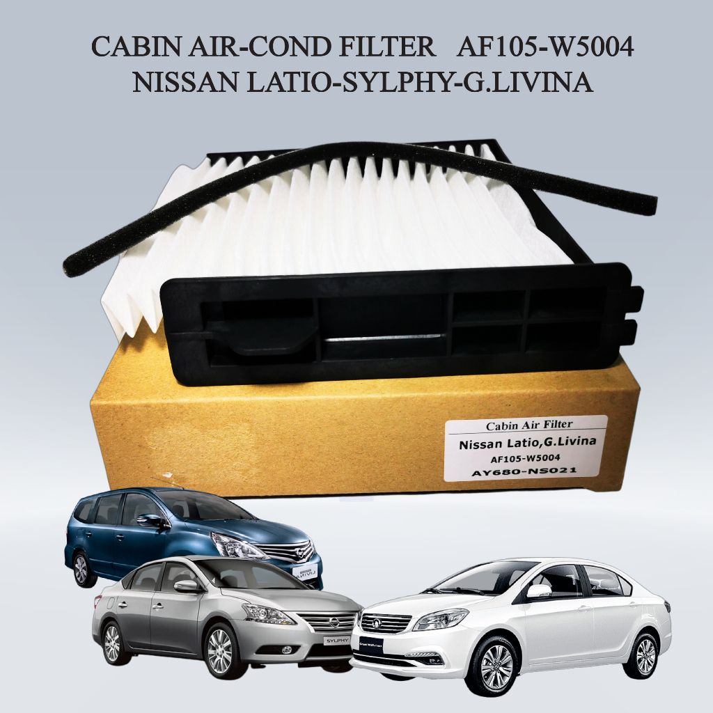 Cabin Air Cond Filter Nissan Latio Sylphy Grand Livina Af