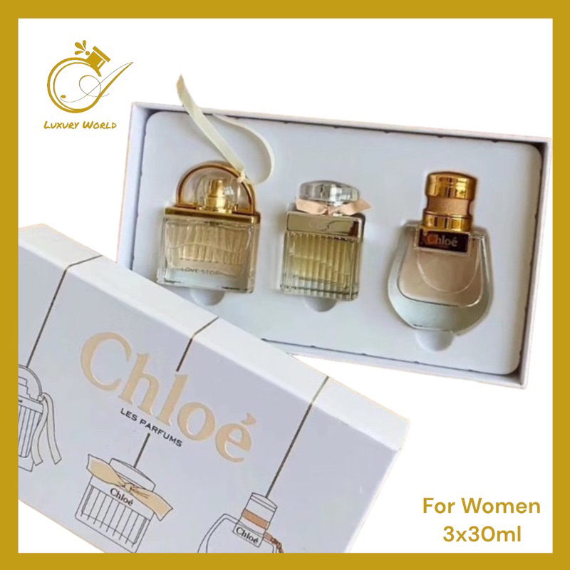 Original Chloe LES Perfume Gift Set 3 In 1 3x30ml For Women EDP