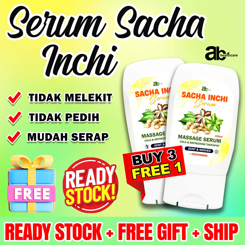 SERUM Sacha Inchi Oil Serum Original Sakit Sendi Kebas AB Healthcare