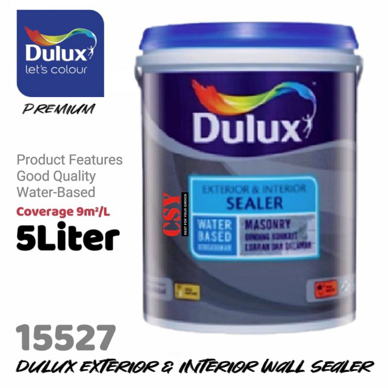 Dulux Exterior Interior Wall Sealer 15527 5Liter Cat Alas Baik