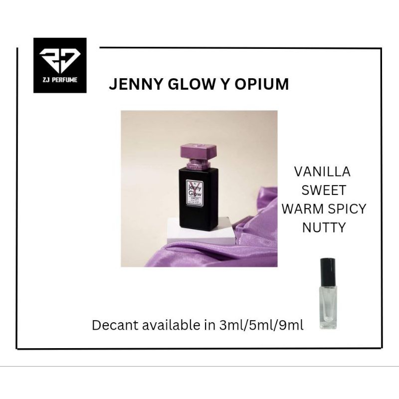 Original Authentic Decant Perfume Jenny Glow Y Opium Edp Shopee Malaysia